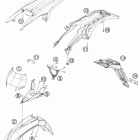 FE 501 CHASSIS Обтекатель , крылья