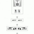 TE 300 CHASSIS Наклейки
