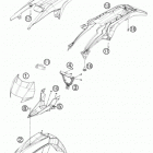 FE 350 CHASSIS Обтекатель , крылья