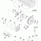 FE 350 ENGINE Сцепление