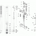 TE-TXC-TC 250-TE-TXC 310 Front fork assembly(te 250-te 310)
