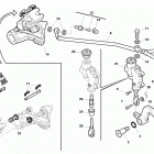 TC 449 Rear hydraulic brake