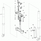 TE 449-TE 511 Front fork assembly 1  /  2