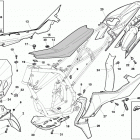 TE 449-TE 511 Panel, fenders, seat