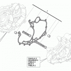 TE 449-TE 511 Half crankcase 2  /  2