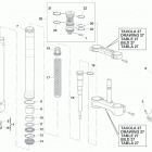 TC 449 Front fork assembly 2  /  2
