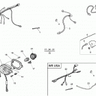 WR 125-CR 125 Main wiring harness, electrical parts