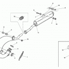 WR 125-CR 125 Глушитель