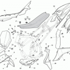 TC 449 Panel, fenders, seat