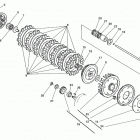 WR 125-CR 125 Clutch, primary drive