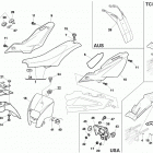 TE-TXC-TC 250-TE-TXC 310 Panel, fenders, seat