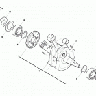 TE 449-TE 511 Коленвал