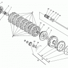 WR 125-CR 125 Clutch, primary drive