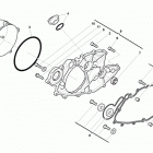 TE 449-TE 511 R.h. half crankcase