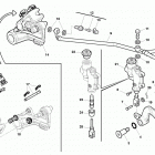 TC 449 Rear hydraulic brake