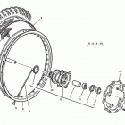 WR 125-CR 125 Переднее колесо