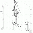 TE 449-TE 511 Front fork assembly 1  /  2