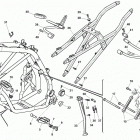 SMR 449 - SMR 511 Frame, foot rests