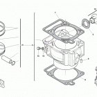 TE-TXCi-TC 250-TE 310 Cylinder, piston (te 310)