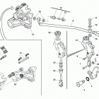 TXC449 - TXC511 Rear hydraulic brake