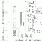 TE-SMS 630 Front fork assembly