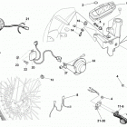 WR 125-CR 125 Digital instrument, blinkers, horn (wr 125)