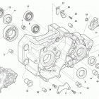 TE-SMS 630 L.h. half crankcase