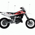 WRE 125 - SMS 125 White  /  red transfer (sms 125)