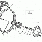 WR 125-CR 125 Front wheel (wr 125-cr 125-cr u.s.a. 150)