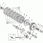 WRE 125 - SMS 125 Clutch, primary drive