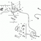 TE 449 - TE 511 Front hydraulic brake