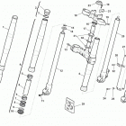 WRE 125 - SMS 125 Front fork assembly