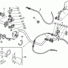WR 125-CR 125 Handlebar and controls (wr 125-cr 125-cr u.s.a. 150)