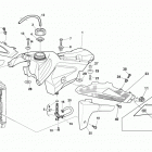 WR 125-CR 125 Gas tank, panel (wr 125-cr 125-cr u.s.a. 150)