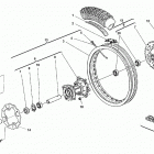 TE-TXCi-TC 250-TE 310 Заднее колесо