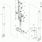 TC 449 Front fork assembly 1  /  2