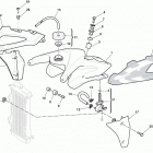 WRE 125 - SMS 125 Gas tank  /   panel
