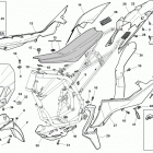 SMR 449 - SMR 511 Panel, fenders, seat