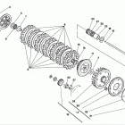 WR 125-CR 125 Clutch, primary drive (wr 125-cr 125-cr u.s.a. 150)