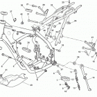 WRE 125 - SMS 125 Frame, foot rests