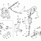 WR 125-CR 125 Rear hydraulic brake (wr 125-cr 125-cr u.s.a. 150)