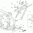 CR 65 Frame, foot rests