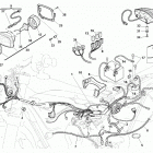 TE-TXCi-TC 250-TE 310 Main wiring harness, electrical parts (te 250 - te 310)