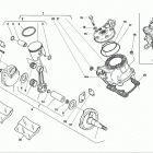 WR 125-CR 125 Cylinder head, cylinder, piston, crankshaft (wr 125-cr 1...