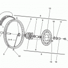 TE-SMS 630 Front wheel (sms 630)