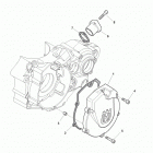 TE-TXC-TC 250 L.h. half crankcase covers