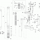 WR 125-CR 125 Front fork assembly (cr 125)