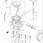 LT-F250 Quad Runner 2WD Carburetor (model x)
