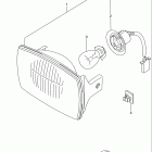 LT-F160 Quad Runner Фара