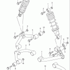 LT-F250 Quad Runner 2WD Suspension arm